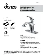 Preview for 1 page of Danze 063-3374-2 Manual