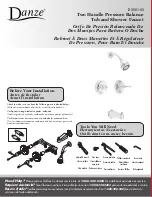 Preview for 1 page of Danze D5001-55 Installation Instructions Manual