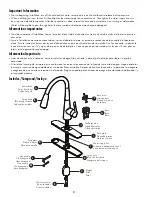 Предварительный просмотр 2 страницы Danze FP4A0006 Manual