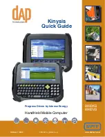 Предварительный просмотр 1 страницы DAP Technologies Kinysis 8900KS Quick Manual