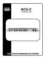 DAPAudio ACU-2 Instructions Manual предпросмотр