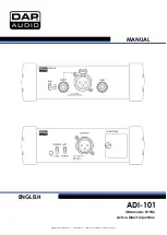 DAPAudio ADI-101 User Manual предпросмотр