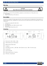 Preview for 2 page of DAPAudio ADI-101 User Manual