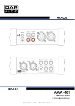 DAPAudio AMM-401 Manual preview