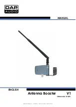 Preview for 1 page of DAPAudio Antenna Booster Manual