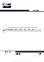 DAPAudio AS-8 Manual preview