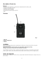 Preview for 6 page of DAPAudio Beltpack set for COM-51/52 Product Manual