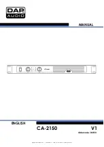 DAPAudio CA-2150 Manual предпросмотр