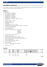 Предварительный просмотр 6 страницы DAPAudio CA-2150 Manual