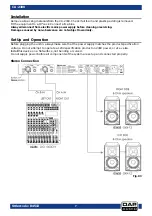 Preview for 8 page of DAPAudio CA-2300 Operating Instructions Manual