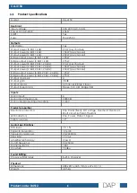 Preview for 9 page of DAPAudio CA-4150 User Manual