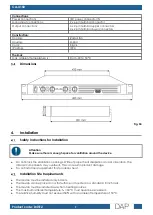 Preview for 10 page of DAPAudio CA-4150 User Manual