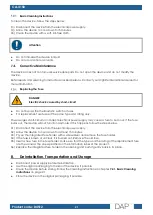 Preview for 22 page of DAPAudio CA-4150 User Manual