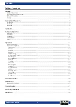 Preview for 2 page of DAPAudio CA-4500 Manual