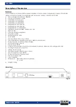 Preview for 6 page of DAPAudio CA-4500 Manual