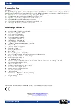 Preview for 22 page of DAPAudio CA-4500 Manual