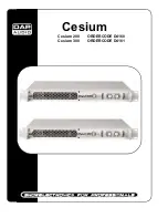 DAPAudio Cesium 200 Manual preview