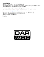 Preview for 2 page of DAPAudio Cesium 200 Manual