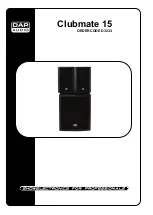 Preview for 1 page of DAPAudio Clubmate 12 Product Manual