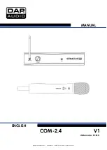 DAPAudio COM-2.4 Manual preview