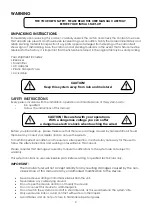 Предварительный просмотр 4 страницы DAPAudio COM41 HANDHELD Product Manual