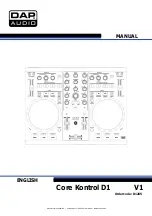 Предварительный просмотр 1 страницы DAPAudio CORE KONTROL D1 Manual