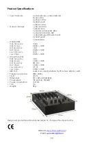 Предварительный просмотр 21 страницы DAPAudio Core Mix-4 USB User Manual