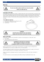 Предварительный просмотр 3 страницы DAPAudio CS-850S Manual