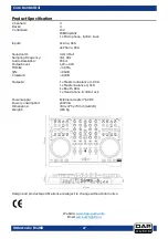 Предварительный просмотр 28 страницы DAPAudio D1260 Instruction Manual