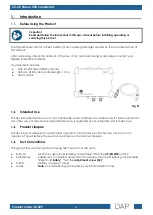 Preview for 4 page of DAPAudio D1529 User Manual