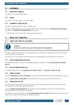 Preview for 10 page of DAPAudio D1529 User Manual