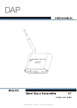 DAPAudio D1820 User Manual preview