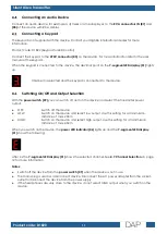 Preview for 12 page of DAPAudio D1820 User Manual