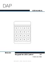 DAPAudio D1822 User Manual preview