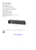 Preview for 15 page of DAPAudio D2161 Manual