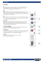 Предварительный просмотр 9 страницы DAPAudio D2282 Manual