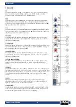 Предварительный просмотр 9 страницы DAPAudio D2284 Manual