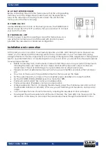 Предварительный просмотр 17 страницы DAPAudio D2284 Manual