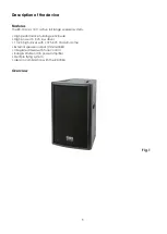 Предварительный просмотр 7 страницы DAPAudio D3315 Manual