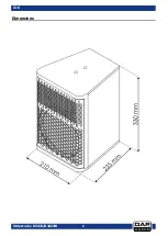 Предварительный просмотр 9 страницы DAPAudio D3423 Manual