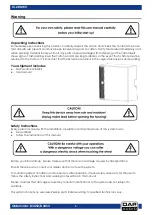 Предварительный просмотр 3 страницы DAPAudio D3452 Manual