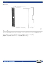 Предварительный просмотр 7 страницы DAPAudio D3452 Manual