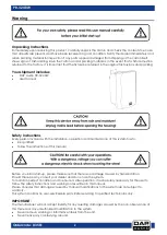 Предварительный просмотр 3 страницы DAPAudio D3501 Manual