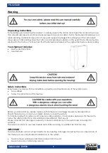 Preview for 3 page of DAPAudio D3503 Manual