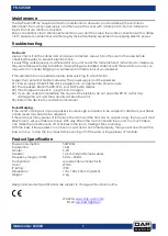 Preview for 8 page of DAPAudio D3504 Manual