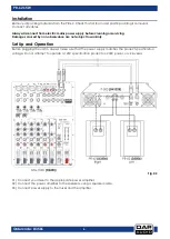 Предварительный просмотр 7 страницы DAPAudio D3506 Manual