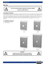 Предварительный просмотр 3 страницы DAPAudio D3540 Manual