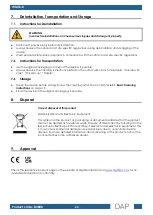 Предварительный просмотр 21 страницы DAPAudio D3840 User Manual