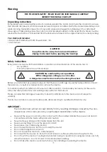 Preview for 4 page of DAPAudio D4131B User Manual