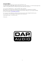 Preview for 2 page of DAPAudio D6140 Manual